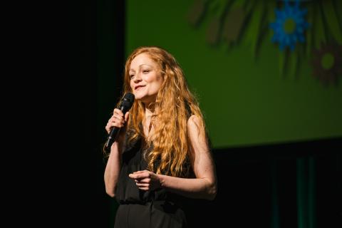 Larissa Bretscher an der GV 2025
